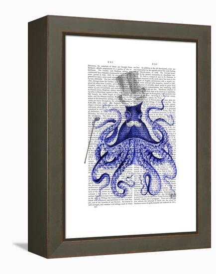 Octopus About Town-Fab Funky-Framed Stretched Canvas