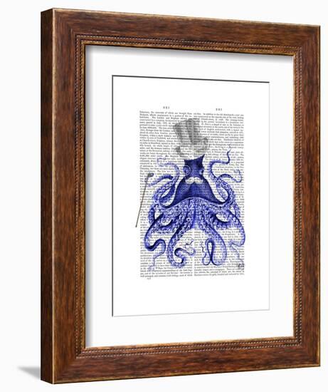 Octopus About Town-Fab Funky-Framed Art Print