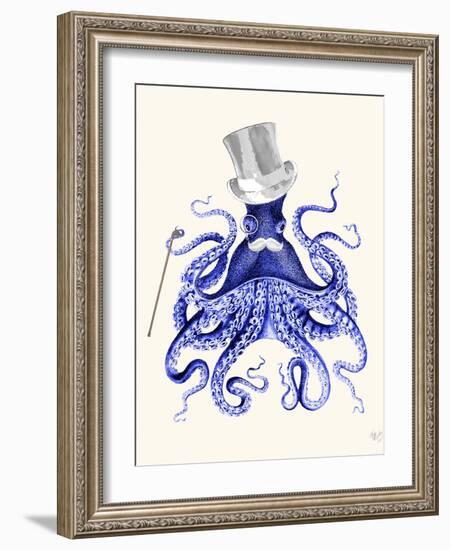 Octopus About Town-Fab Funky-Framed Art Print