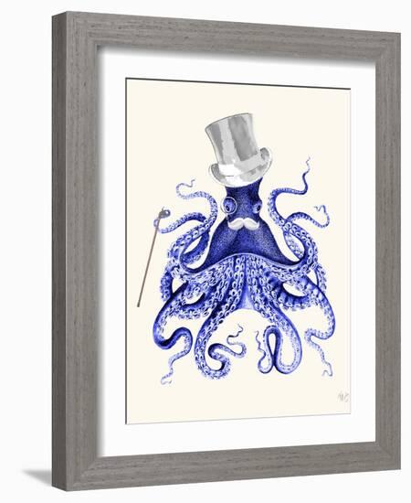 Octopus About Town-Fab Funky-Framed Art Print