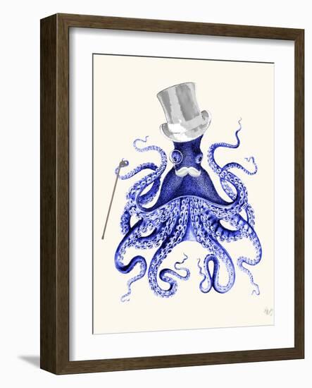 Octopus About Town-Fab Funky-Framed Art Print