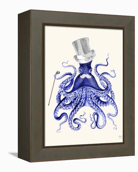 Octopus About Town-Fab Funky-Framed Stretched Canvas