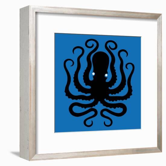 Octopus Icon-Complot-Framed Art Print