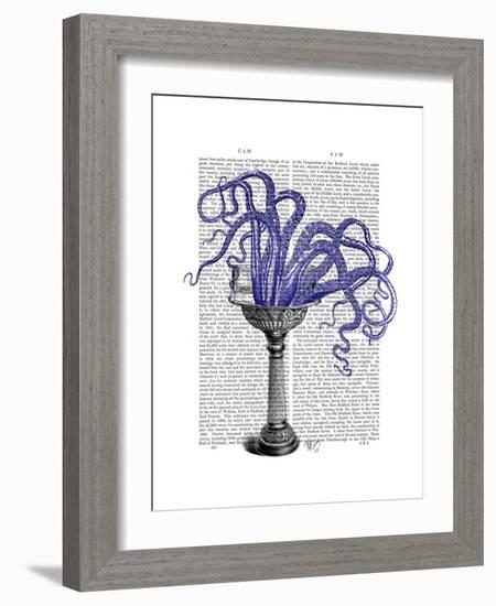 Octopus in Sink-Fab Funky-Framed Premium Giclee Print