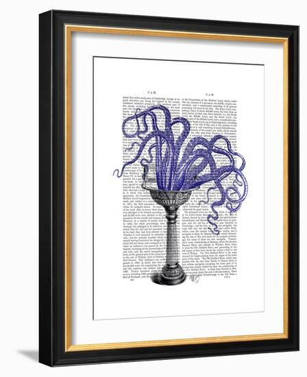 Octopus in Sink-Fab Funky-Framed Premium Giclee Print