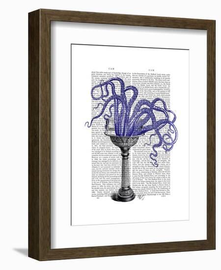 Octopus in Sink-Fab Funky-Framed Art Print