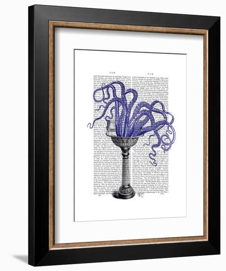 Octopus in Sink-Fab Funky-Framed Art Print