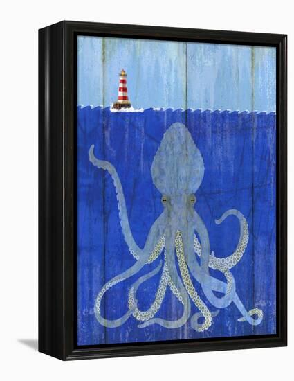 Octopus Ledgend-Mary Escobedo-Framed Stretched Canvas