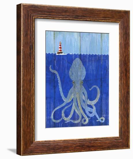 Octopus Ledgend-Mary Escobedo-Framed Art Print