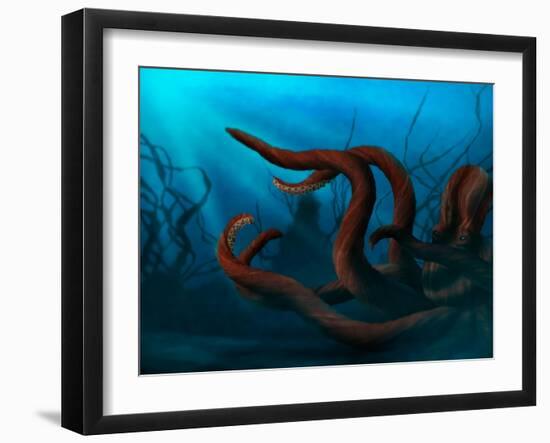 Octopus Tentacles-anatomyofrockthe-Framed Art Print