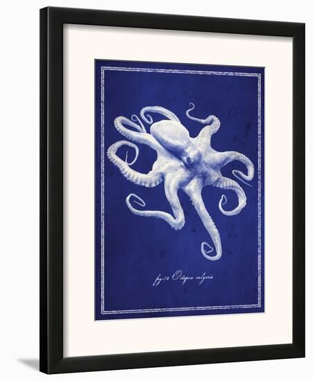 Octopus-null-Framed Art Print