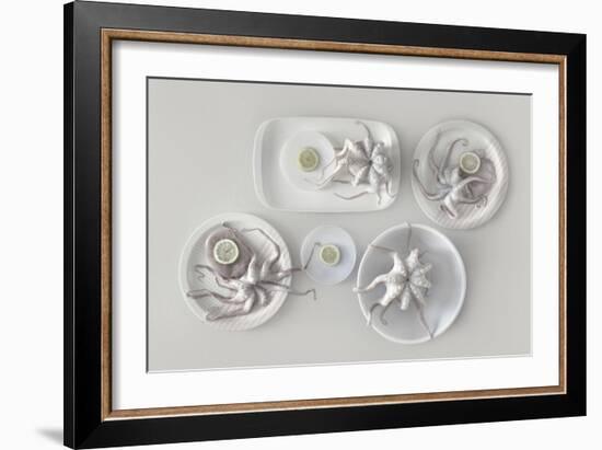 Octopus-Dimitar Lazarov-Framed Giclee Print