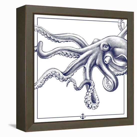 Octopus-The Saturday Evening Post-Framed Premier Image Canvas