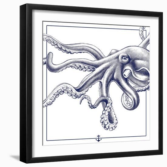 Octopus-The Saturday Evening Post-Framed Giclee Print