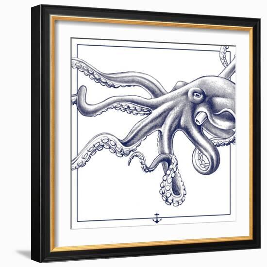 Octopus-The Saturday Evening Post-Framed Giclee Print