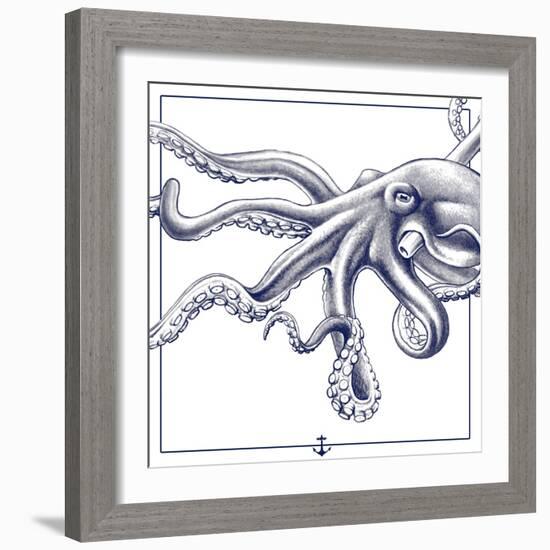 Octopus-The Saturday Evening Post-Framed Premium Giclee Print