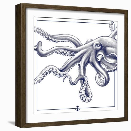 Octopus-The Saturday Evening Post-Framed Premium Giclee Print