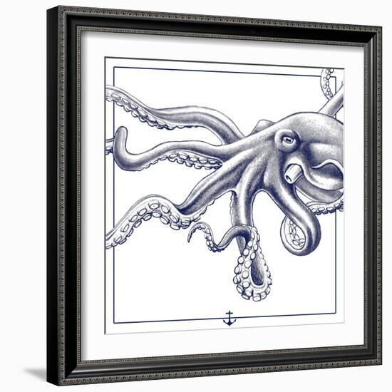 Octopus-The Saturday Evening Post-Framed Premium Giclee Print