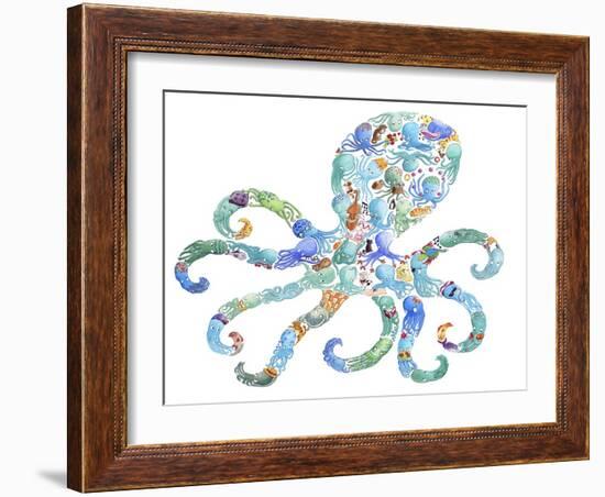 Octopus-Louise Tate-Framed Giclee Print