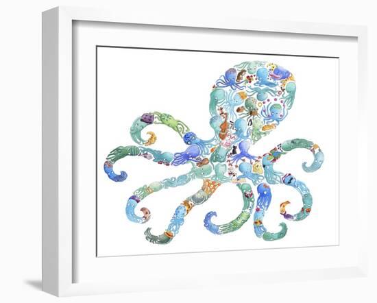 Octopus-Louise Tate-Framed Giclee Print