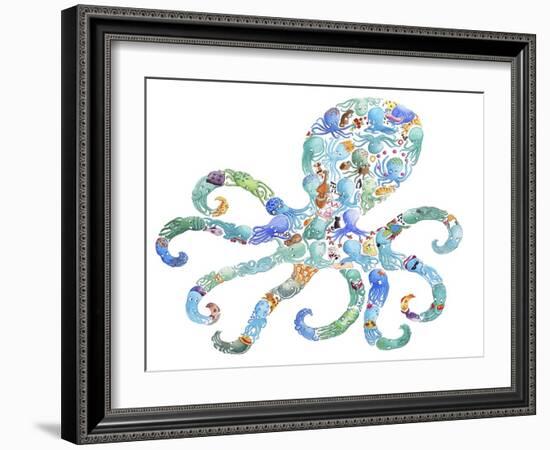 Octopus-Louise Tate-Framed Giclee Print