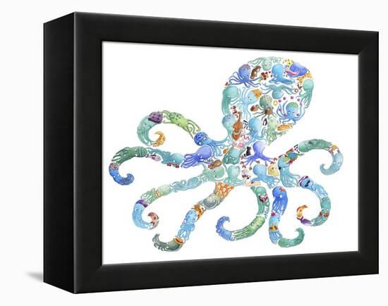 Octopus-Louise Tate-Framed Premier Image Canvas