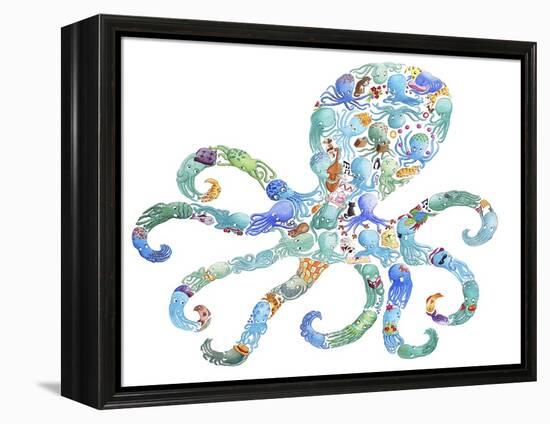 Octopus-Louise Tate-Framed Premier Image Canvas
