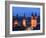 Od Town with Cathedral, Wurzburg, Franconia, Bavaria, Germany, Europe-Hans Peter Merten-Framed Photographic Print