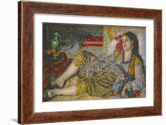 Odalisque, 1870-Pierre-Auguste Renoir-Framed Giclee Print