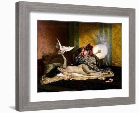 Odalisque, 1870S-Ferdinand Roybet-Framed Giclee Print