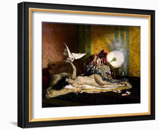 Odalisque, 1870S-Ferdinand Roybet-Framed Giclee Print