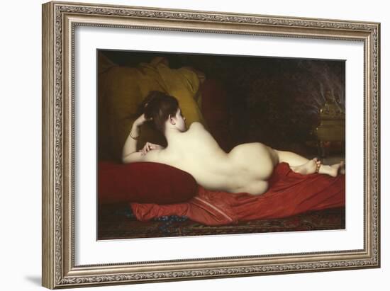 Odalisque, 1874-Jules Joseph Lefebvre-Framed Giclee Print