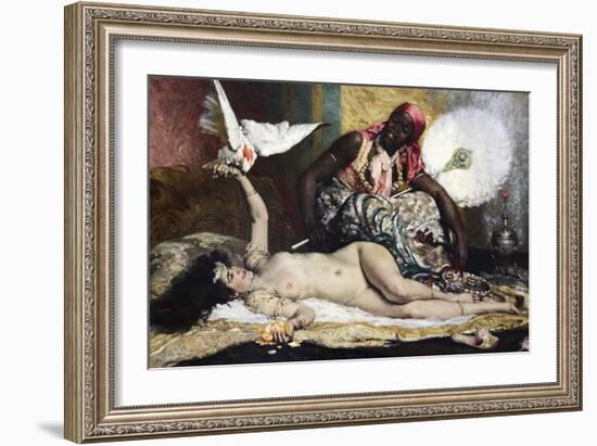 Odalisque, 1880S-Ferdinand Roybet-Framed Giclee Print