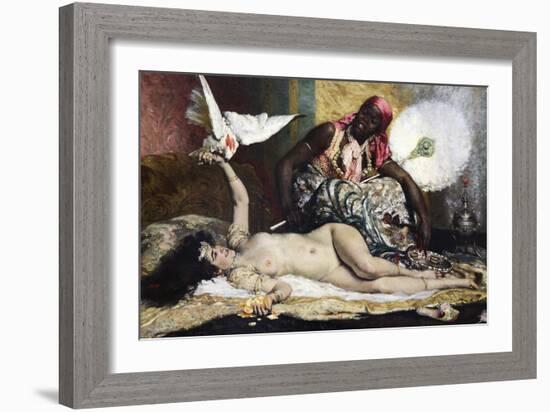 Odalisque, 1880S-Ferdinand Roybet-Framed Giclee Print