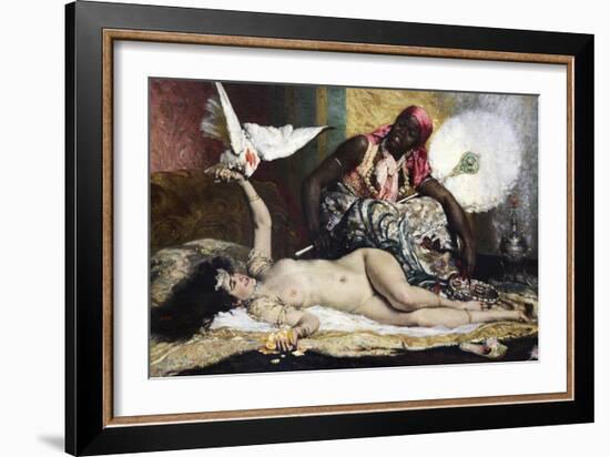 Odalisque, 1880S-Ferdinand Roybet-Framed Giclee Print