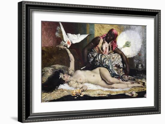 Odalisque, 1880S-Ferdinand Roybet-Framed Giclee Print