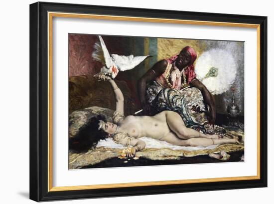 Odalisque, 1880S-Ferdinand Roybet-Framed Giclee Print