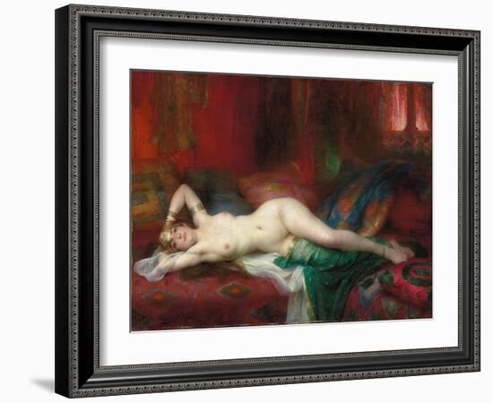 Odalisque, 1920-Henri Adrien Tanoux-Framed Giclee Print