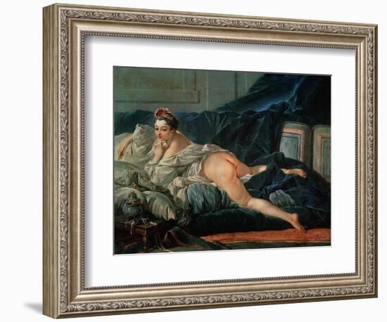 Odalisque, for the Version in the Louvre-Francois Boucher-Framed Giclee Print