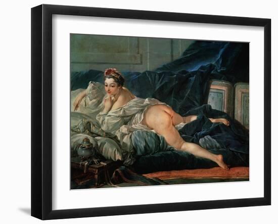 Odalisque, for the Version in the Louvre-Francois Boucher-Framed Giclee Print