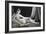 Odalisque in Grisaille-Jean-Auguste-Dominique Ingres-Framed Art Print