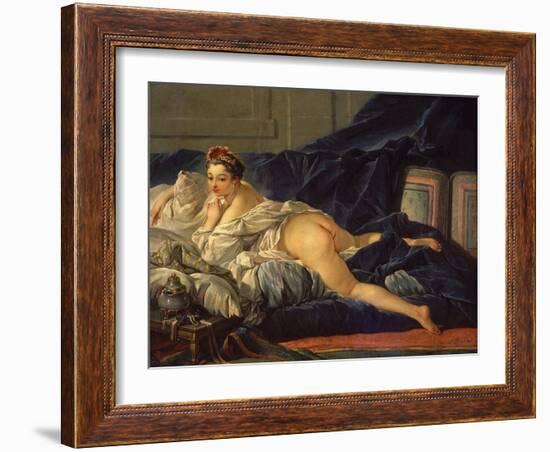 Odalisque (L'Odalisque)-Francois Boucher-Framed Giclee Print