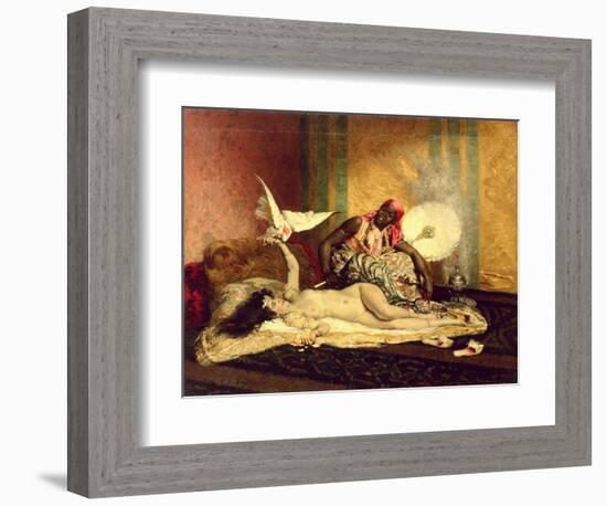 Odalisque, Mid-1870s-Ferdinand Roybet-Framed Giclee Print