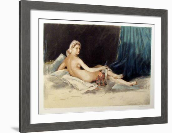 Odalisque Revisite-Martin Broadbent-Framed Collectable Print