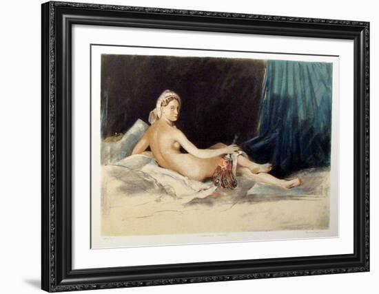 Odalisque Revisite-Martin Broadbent-Framed Collectable Print