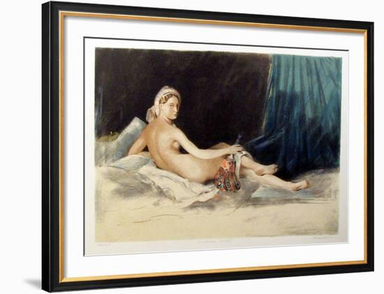 Odalisque Revisite-Martin Broadbent-Framed Collectable Print