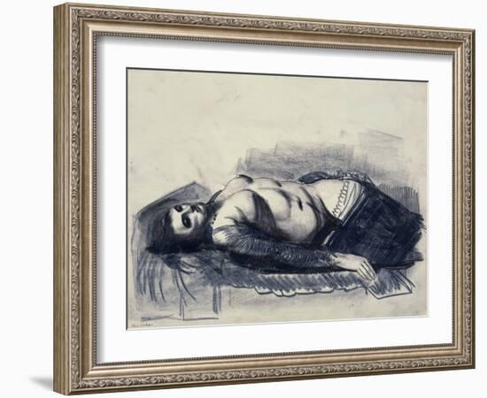 Odalisque-George Wesley Bellows-Framed Giclee Print