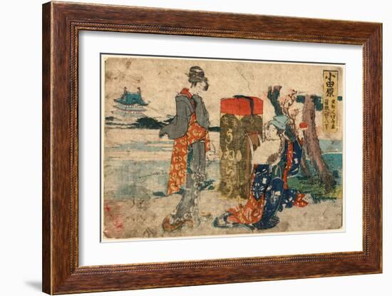 Odawara-Katsushika Hokusai-Framed Giclee Print