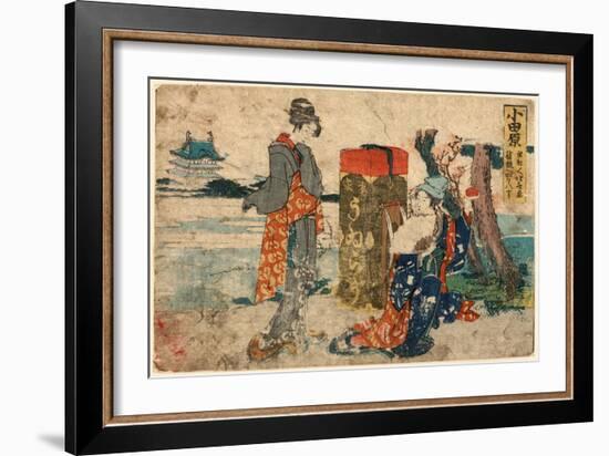 Odawara-Katsushika Hokusai-Framed Giclee Print