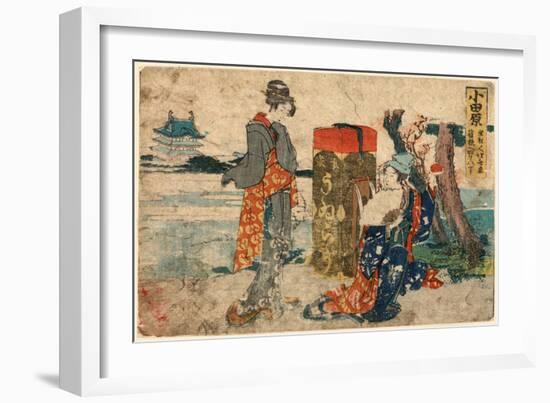 Odawara-Katsushika Hokusai-Framed Giclee Print